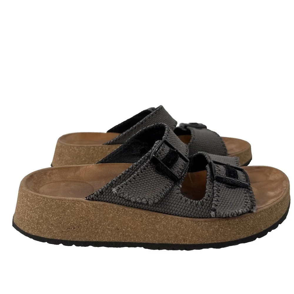 Papillio Birkenstock Arizona Women 40 US 9-9.5 Taupe Platform Sandals Portugal